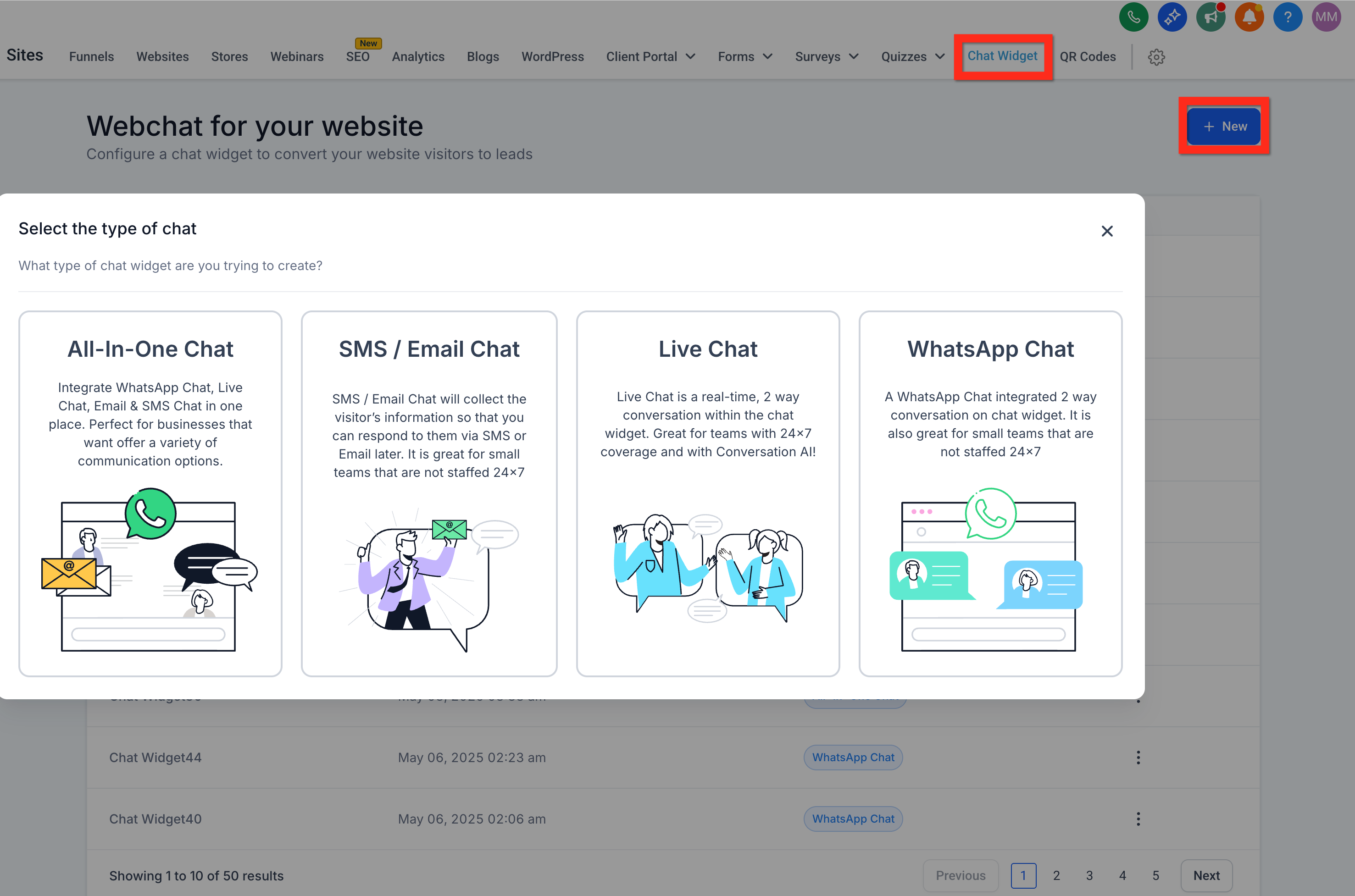 لوحة تحكم SalesMFast