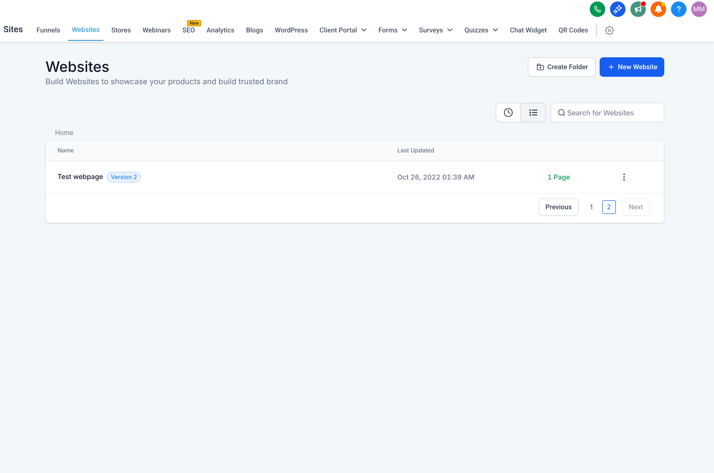 لوحة تحكم SalesMFast