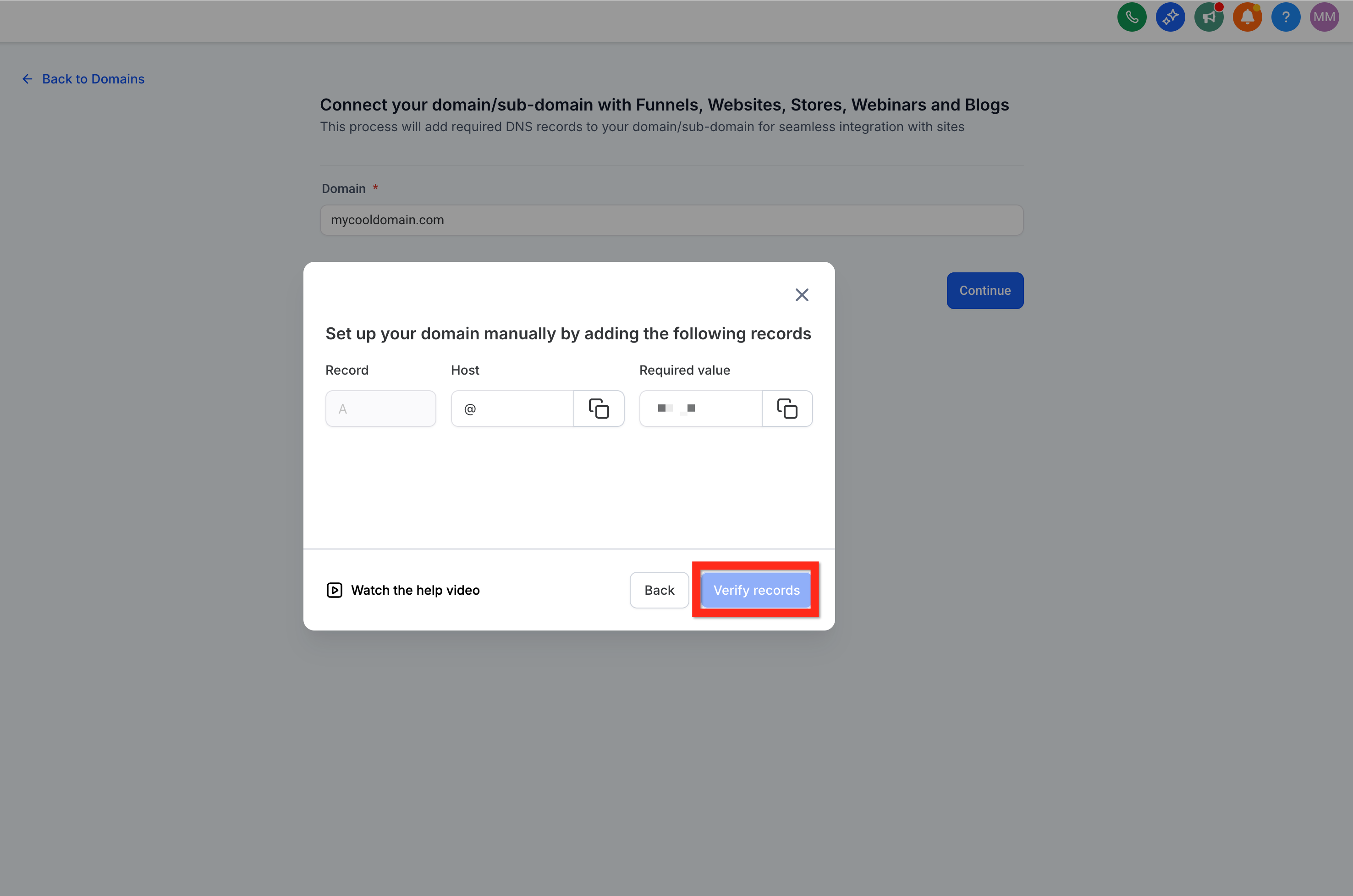 إطلاق موقع ويب