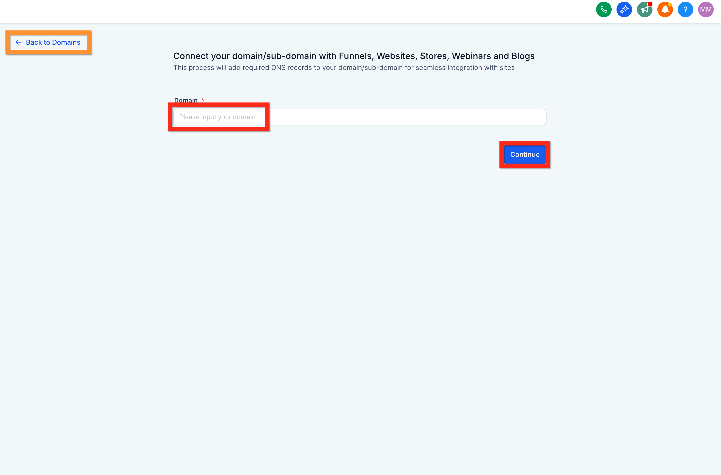 إطلاق موقع ويب