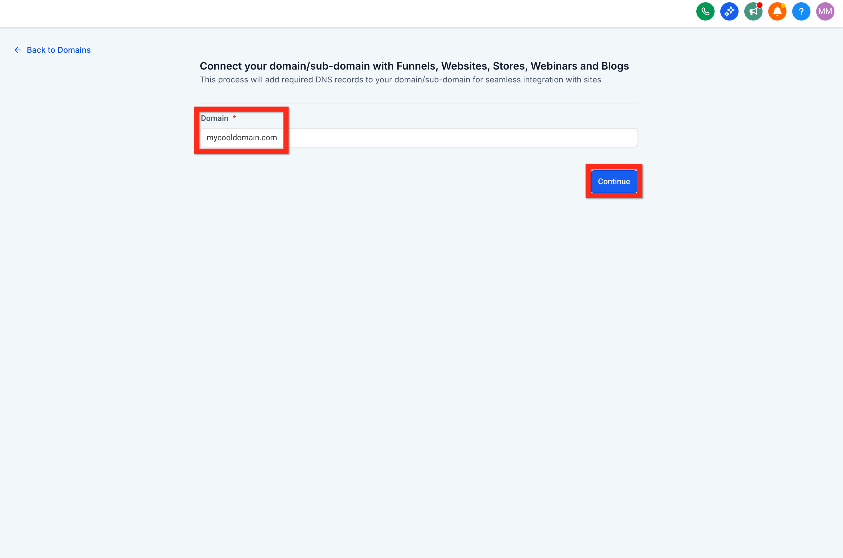 إطلاق موقع ويب